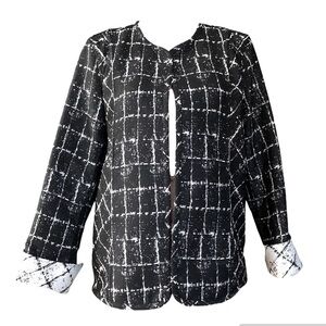 A la carte Semi Channel Style Blazer | Cardigan